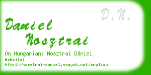 daniel nosztrai business card